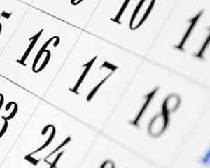 CALENDARIO AZUL Y BLANCO