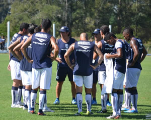 ENTRENÓ CON UNA CARA NUEVA