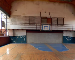 OBRAS EN EL GIMNASIO CENTENARIO