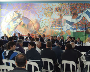ASAMBLEA EN GIMNASIA