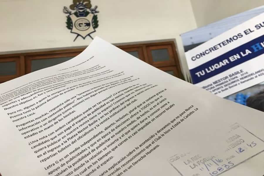 PEDIMOS EXPLICACIONES POR LA CENSURA